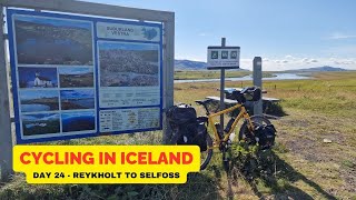 Iceland Bike Tour Day 24 Reykholt to Selfoss F35 Iceland Divide Route [upl. by Yevoc]