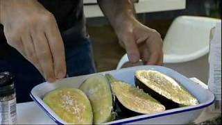 Yotam Ottolenghi cooks Aubergine with Buttermilk Sauce [upl. by Ataynik]