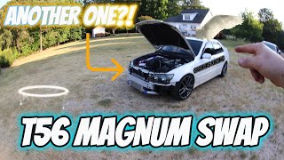 I BOUGHT AN ENTIRE CAR JUST FOR THE TRANSMISSION T56 MAGNUM SWAPPING MY 600HP 2JZGTE IS300 EP7 [upl. by Matthias789]