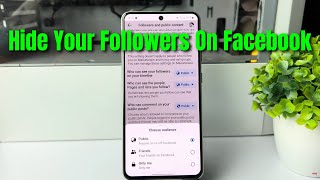 How To Hide Your Followers On Facebook [upl. by Mallis390]