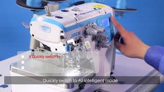 Jack C4 Full Automatic Overlock Machine [upl. by Nolitta]