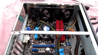 Silverstone GD05 Media PC XBMC Build Inside [upl. by Llerud]