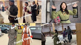 Ldun ceremony of nono stanzin rabkar 🎊✨  family time ❤️ rixinadol16  ladakh vlog [upl. by Ahseital]