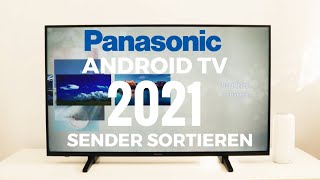 Sender sortieren amp löschen Panasonic Android TV [upl. by Adolpho427]