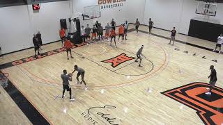 Defense  Shell Drill 2 on 2 Buildup  Oklahoma State MBB [upl. by Willis]