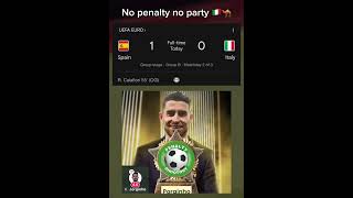 No penalty for Jorginho 👻 jorginho italy spain football euros shorts [upl. by Fulviah]