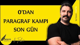 0’dan Paragraf Kampı  SON GÜN  RÜŞTÜ HOCA [upl. by Naehgem]