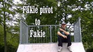 Tuto de skate  comment faire un fakie pivot to fakie en courbe [upl. by Aciraj]