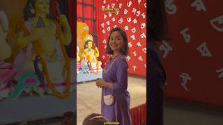 Durga puja mein Bangalore se kya layi🥲Mahasaptami night✨ Srijita Baidya durgapuja2024 festival [upl. by Corwin]