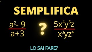 Semplificare frazioni algebriche in modo semplice [upl. by Alahsal332]