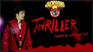 Thriller Michael Jackson Live Victory Tour Fanmade [upl. by Ekusuy]