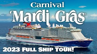 Carnival Mardi Gras 2023 Full Cruise Ship Tour [upl. by Amikehs705]