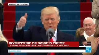 REPLAY  Discours dinvestiture de Donald Trump 45ème président des ÉtatsUnis [upl. by Fazeli]