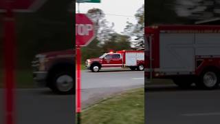 Gilbertsville FireRescue Traffic 67 Responding to a Vehicle Accident firetrucksresponding [upl. by Wier]