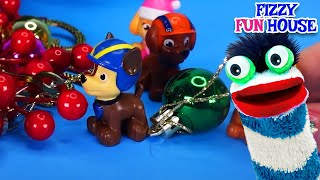 Fizzy Plays with Paw Patrol at Christmas  Fun Video for Toddlers [upl. by Neram]