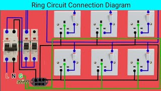 Ring Circuit Connection Diagram  Ring Circuit Wiring  Ring Socket Wiring  Ring Circuit Connection [upl. by Sherill]