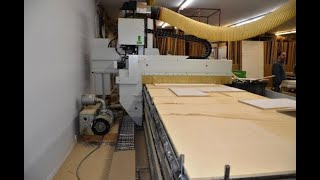 BIESSE ROVER B 740 FT FLAT TABLE MACHINE wATC amp Boring [upl. by Akemihs]