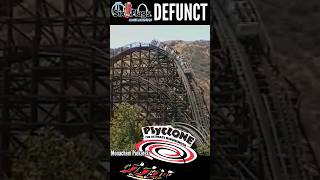 Defunct Coasters  The Brutal Psyclone at Six Flags Magic Mountain [upl. by Arda]