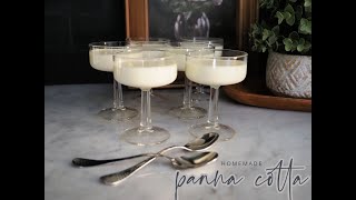 Homemade Panna Cotta Recipe [upl. by Brena681]