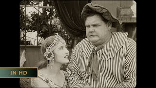 Hungry Hearts 1916  Starring Oliver Hardy  Clip HD [upl. by Marelda677]