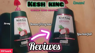 Kesh King organic onion shampoo Reviews Boost hairgrowth amp less hairfall hairgrowthtips [upl. by Candace]