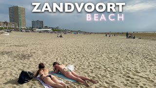 Zandvoort Beach Evening Walk  Quiet Beach Walk  Zandvoort Beach  June 2024🏖️☀️ [upl. by Shulock]