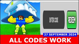 ALL CODES WORK Lifting Training Simulator ROBLOX  September 27 2024 [upl. by Giarla]