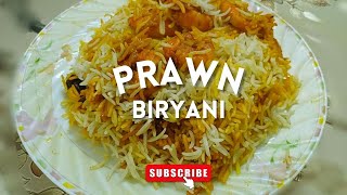 Jhat Phat Prawn Biryani Recipe  Easy Biryani Recipe  Food Vlog 31 [upl. by Ettenal]