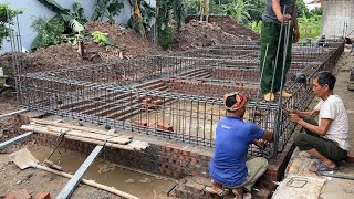 Foundation Engineering On Weak Geology  Large Block Reinforced Concrete Structure  Building House [upl. by Mathews]