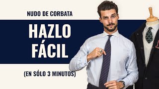 👔 Descubre cómo HACER el NUDO de la CORBATA fácil y rápido EXPLICADO PASO A PASO 👨‍💼 [upl. by Yunick]