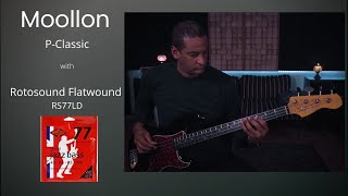 Moollon PClassic  Rotosound Flatwound RS77LD moollonpclassic rotosound pbass [upl. by Acila]