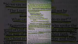 HEBREWS 1349 jesuslovesyou faithful foryou shortvideo [upl. by Hedvig171]