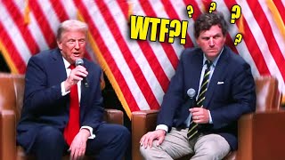 Watch Tucker Carlson SEVERELY REGRET Letting Trump On Stage [upl. by Enelym]