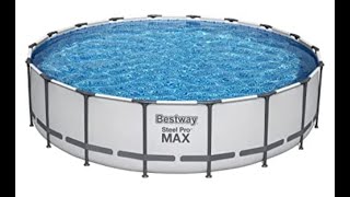 Bestway Pool Steel Pro Max 18 x 48quot [upl. by Dorree]