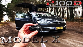 Tesla Model X P100D REVIEW POV Test Drive by AutoTopNL [upl. by Attenal]