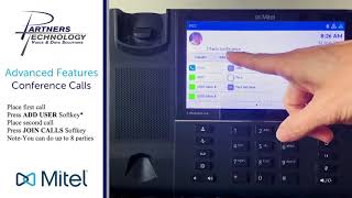 Mitel 6940 Phone Training  Part 4  Conference Calls  Partners Technology [upl. by Lucinda179]