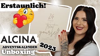 Erstaunlich ❤️ Alcina Adventskalender 2023  24 Türchen UNBOXING [upl. by Arahsak695]