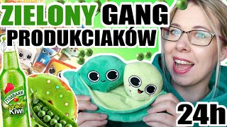 ZIELONY GANG PRODUKCIAKÓW 💚 24H z GROSZKIEM na ZIELONO gangprodukciaków 24hours biedronka [upl. by Macmillan]