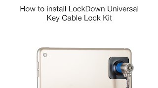 The Joy Factory Installation Instructions LockDown Universal Key Cable Lock Kit MMX115KL [upl. by Madison]