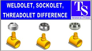 PIPING  Weldolet Socoklet Threadolet identification tutorial for beginners Pipe fit up tutorials [upl. by Pollak]