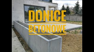 Donice betonowe przy tarasie  zrób to sam brukarz brukarzyoutube paving [upl. by Huntington]