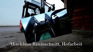 Obstbau Vlog 12 viel Hofarbeit Anbaugeräte umhängen Spielhaus abholen obstbau vlog [upl. by Yevi445]