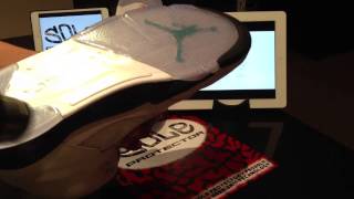 SOLE PROTECTOR™ by 3M™ Installation Video on Air Jordan V quot [upl. by Juliana]