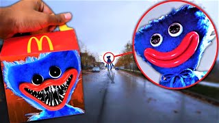 Do Not Order HUGGY WUGGY HAPPY MEAL From POPPY PLAYTIME AT 3AM HUGGY WUGGY SPOTTED IN REAL LIFE [upl. by Lakim]