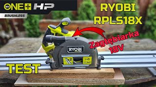 Zagłębiarka 18V Ryobi HP RPLS18X  TEST [upl. by Atilrahc]