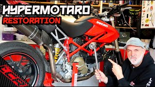 Ducati Hypermotard Restoration EP01  The Project Begins [upl. by Ailecnarf]