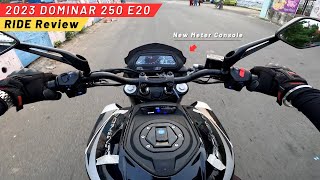 2023 Bajaj Dominar 250 E20 Most Detailed Ride Review I SouRikMotoworld [upl. by Mimajneb]