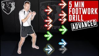 Follow Along Footwork Drill Advanced Boxing [upl. by Nnarefinnej137]