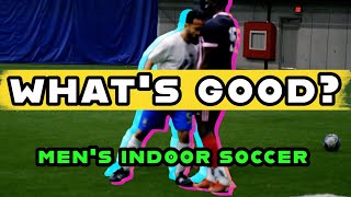 ⚽️ Soccer player loses his temper  Mens indoor soccer  Whats the call [upl. by Eicram]