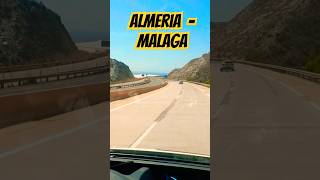 ALMERIA  MALAGA piękna droga Malaga Almeria Kochamy wakacje [upl. by Noevad]